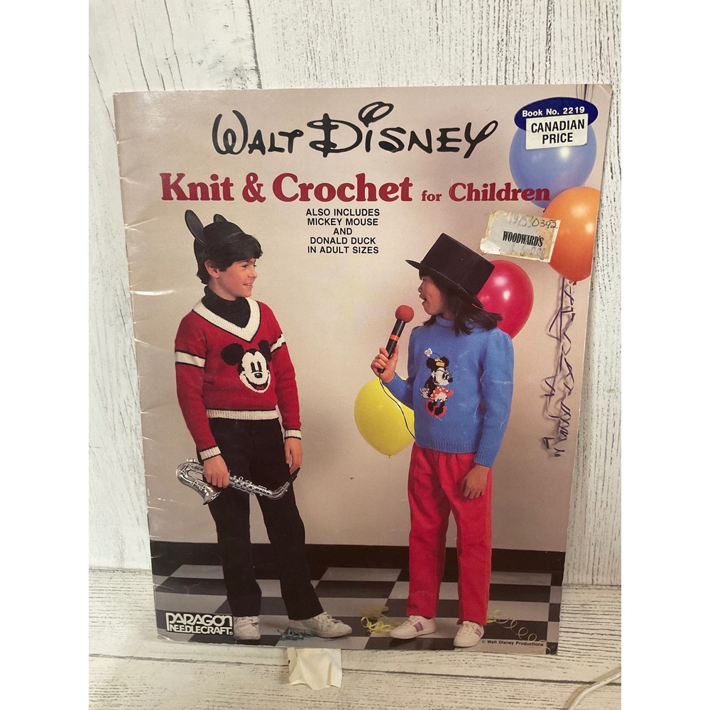 Walt Disney Knit & Crochet Paragon NeedleCraft